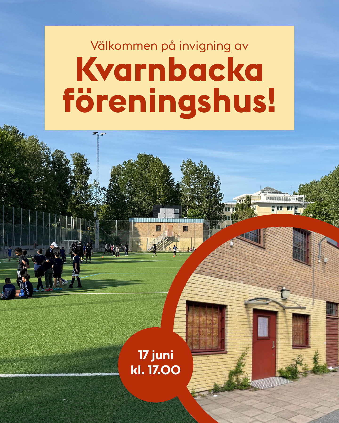 Vi öppnar