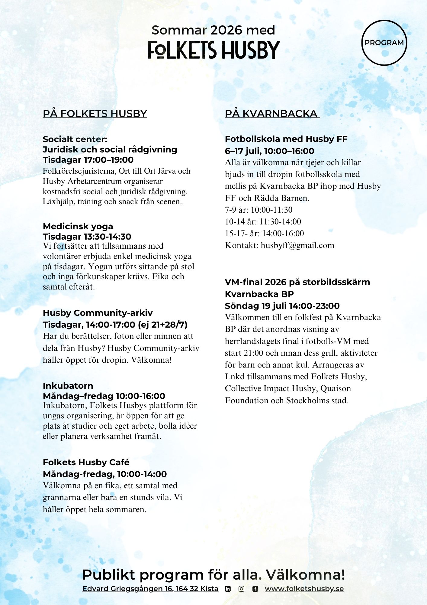 Händer i juli